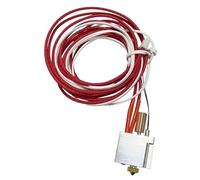 Yurefax Hotend, pour Flsun V400 Delta Hot End Kit d'extrudeuse de remplacement Tube chauffant 24 V 60 W Cartouche chauffante NTC 100 Sonde de thermistance pour imprimante 3D