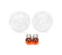 Yurefax Indicateur de clignotant, for Bonneville, for T100, for Scrambler 900, Speedmaster moto clignotant clignotant couvercle de lampe ampoules clignotantes Clignotants pour moto(Lens Clear)
