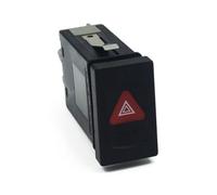Yurefax Interrupteur à bouton de feu de détresse for lampe d'avertissement, for VW, for Volkswagen, for Passat, B5 99-05 3B0 953 235D 3B0 953 235B Bouton de commutation des feux de détresse