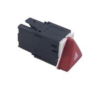 Yurefax Interrupteur de feu d'avertissement de danger d'urgence, for VW, Jetta, Golf, MK5 Rabbit 1K0953509A Bouton de commutation des feux de détresse