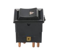 Yurefax Interrupteur de feu de détresse, for Land, for Rover, Defender 90 110 130 Yuf101490, contrôle des feux de détresse de voiture Bouton de commutation des feux de détresse