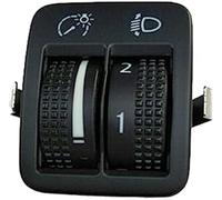 Yurefax Interrupteur de réglage de la Hauteur des phares Avant, for VW, 5N 2008-2015 5N0941333 5N0941334, Accessoires de Voiture Interrupteur de Phare(Black 5N0941333A)