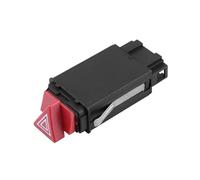 Yurefax Interrupteur d'urgence de danger for A6 S4, voyant d'avertissement, clignotant, relais de commande, accessoires de voiture Bouton de commutation des feux de détresse