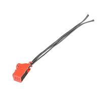 Yurefax Interrupteur Flash d'avertissement de danger, for Fabia, bouton triangulaire rouge for lumière d'urgence 2009 - 2014 5JD953235A Bouton de commutation des feux de détresse(BLACK Plug)