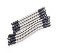 Yurefax Jeu de maillons en Acier Inoxydable, 8 pièces, avec Embout Tige ABS, Voiture sur chenilles 1/10 RC, for Axial, for Capra 1.9 UTB, for Buggy Piste illimité Lien de Suspension