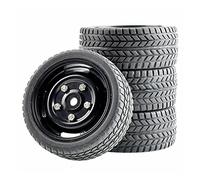 Yurefax Jeu de Roues Grip Tires, for HSP, for HPI, Jante RC for Voiture Tout-Terrain 1/10 1:10 51-6088 Pneu pour Voiture télécommandée(Rim51H-6088)