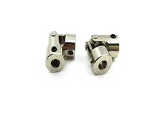 Yurefax Joint de Bateau de modèle de Bateau en métal d'acier Inoxydable, for connecteur de Bateau de Voiture D90 SCX10 RC 4 à 3.17mm 5 à 5mm 6 à 6mm Biellette de Bras de Suspension(6 to 6mm 2pcs)
