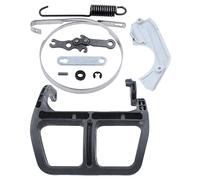 Yurefax Kit de bande de couverture de protection de main de levier de poignée de frein de chaîne, for STIHL, MS180 MS170 MS 180 170 018 017 pièces de tronçonneuse Poignée de frein de tronçonneuse