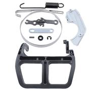 Yurefax Kit de bande de couverture de protection de main de levier de poignée de frein de chaîne, for STIHL, MS180 MS170 MS 180 170 018 017 pièces de tronçonneuse Poignée de frein de tronçonneuse