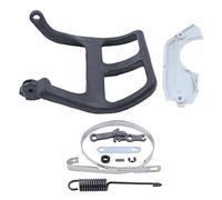 Yurefax Kit de bande de couverture de protection de main de levier de poignée de frein de chaîne, for STIHL, MS180 MS170 MS 180 170 018 017 pièces de tronçonneuse Poignée de frein de tronçonneuse