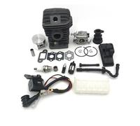 Yurefax Kit de carburateur bobine d'allumage Piston cylindre 42.5MM, for STIHL, tronçonneuse 023 025 MS230 MS250, for Walbro, WT-286, for Zama, C1Q-S11E Bobine d'allumage