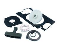 Yurefax Kit de conducteur d'air de volant d'inertie de corde de poignée de ressort de poulie de démarreur de recul, for Husqvarna, tronçonneuse 61 268 272 XP Ressort de démarreur à rappel