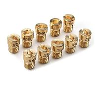 Yurefax Kit de jet principal de carburateur, kit de remplacement de jet principal de carburateur, for GY6 50cc 139QMB scooter 4 temps Carb PZ19 Kit de buses de carburateur