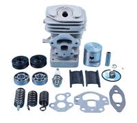 Yurefax Kit de Joint d'étanchéité roulement manivelle Piston Cylindre 39mm, for Husqvarna, 240 240E 235E 235 236 236E, Jeu Ressorts Montage Tampon AV tronçonneuse Ressort Anti-Vibrations