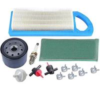 Yurefax Kit de Mise au Point 698083 394358S 394358S 494768 avec boîtier de Filtre à air ABS, for Moteurs de tracteurs Briggs & Stratton Intek 15,5 et 17-17,5 CV Kit de Filtre à air pour Machines