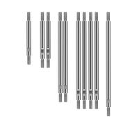 Yurefax Kit Non assemblé de biellette en Acier Inoxydable, empattement de 313mm 1/10, for Traxxas, for Voiture sur chenilles TRX4 RC 10 pièces Biellette de Bras de Suspension