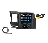 Yurefax Lecteur multimédia d'autoradio, for Civic, 8 2005-2011 CarPlay DSP IPS 4G cœurs 64G Andorid Auto GPS 2 Din Système de lecteur multimédia de voiture(4G-8C-9.7SP-4G-64G)