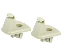 Yurefax Lot de 2 Clips Fixation for Pare-Soleil n° 1EJ51BD1AA, for Chrysler, 300 Crochet de Fixation pour Pare-Soleil de Cabine de Voiture