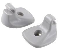 Yurefax Lot de 2 Clips Support Pare-Soleil 1GW25DX9AA, for Dodge, for Chrysler, Gris Crochet de Fixation de Pare-Soleil pour véhicule