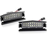 Yurefax Lot de 2 feux de plaque d'immatriculation 6000K, for Mazda MX5 Miata 2016 et plus, lumière blanche, éclairage de plaque d'immatriculation arrière de voiture Éclairage de plaque d'immatriculati