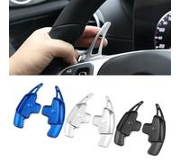 Yurefax Lot de 2 palettes de changement de vitesse en aluminium for volant de voiture, for Mercedes-Benz, ABCE CLA CLS GLA GLC GLE Classe S Palettes de changement de vitesse pour voiture(Blue)