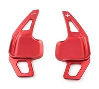 Yurefax Lot de 2 palettes de changement de vitesse for volant de voiture, for BMW, série 3 5 F10 F30 F80 320i 325i 330i RT Palettes de changement de vitesse pour voiture(Rot)