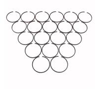 Yurefax Lot de 20 segments de piston for débroussailleuse 34 mm x 1,2 mm, for moteur 1E34F, for Mitsubishi, TL26, TU26, TL34, CG260, 26CC, BC260, 767 Segment de piston pour tronçonneuse