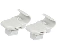 Yurefax Lot de 4 Clips Support Pare-Soleil n° LC6269261B77, for Mazda, 3 Crochet de Fixation pour Pare-Soleil de Cabine de(Black 2)