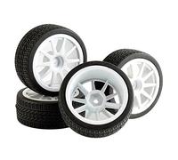 Yurefax Lot de 4 éponges for pneus de Vitesse, for HSP, for HPI, 1/10 1:10 Touring Car RC 910-6091 Pneu pour Voiture télécommandée(910W-6091)