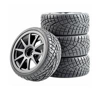 Yurefax Lot de 4 pneus de Vitesse for Roue en éponge, for HSP, for HPI, 1:10 Touring Car RC 910-8001 Pneu pour Voiture télécommandée(910B-8001)
