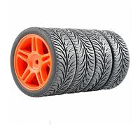 Yurefax Lot de 4 pneus en Caoutchouc ABS for HSP, for HPI, Voiture Tout-Terrain 1:10 RC 905-8007 Pneu pour Voiture télécommandée(905R-8007)