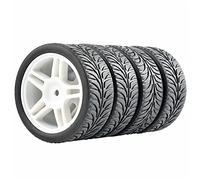 Yurefax Lot de 4 pneus en Caoutchouc ABS for HSP, for HPI, Voiture Tout-Terrain 1:10 RC 905-8007 Pneu pour Voiture télécommandée(905W-8007)