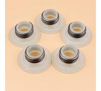 Yurefax Lot de 5 pignons à vis sans fin pompe huile, for tronçonneuse Husqvarna, 460 455 450 445 353 351 350 340 345 E 346XP 503931801 Pompe à huile pour tronçonneuse