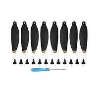 Yurefax Lot de 8 hélices 4726 for DJI, for Mavic, for Mini, Drones 4726F Hélice colorée à Installation Rapide Lame à Faible Bruit avec Outil de Retrait Accessoire Hélice de Drone(Gold)