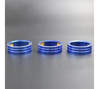 Yurefax Moulures décoratives intérieures for bouton de climatisation, for VW, for, accessoires rénovation 2019 2018, style voiture Décoration de garniture de ventilation de voiture(Blue)