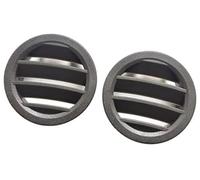 Yurefax Panneau de sortie calandre central pour avant tableau bord ventilation ca, pour Mercedes-Benz W204 C180 C200 C220 C230 C260 Couvercle d'aération du tableau de bord(BLACK Moka 2PCS)