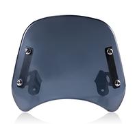 Yurefax Pare-Brise Avant fumé Noir Transparent, Protecteur de Phare, déflecteur de Vent for Moto Leoncino 250 Pare-Brise de Moto(Smoke)