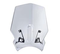 Yurefax Pare-Brise de Sport for Moto, Pare-Brise, déflecteur de Vent, Accessoires for visière, 2018 2019 2020 CB125R CB300R CB250R Pare-Brise de Moto(Light Smoke)