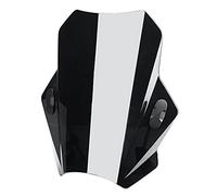 Yurefax Pare-Brise Moto Universel, for BMW, G310R R1150R R1200R F800S F800ST F650GS CB500X NC700X NC750X vélo Scooter électrique Pare-Brise de Moto(Transparent Black)