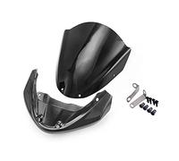 Yurefax Pare-Brise Pare-Brise avec Support Couvercle déflecteur de Vent Avant, for Yamaha, FZ MT 09 2014-2016 FZ09 MT09 FZ-09 MT-09 Pare-Brise de Moto(Carbon Look)