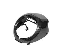 Yurefax Pare-Brise Pare-Brise Visière Carénage Couvercle Garde Phare Capot Noir Rebel CMX500 CMX300 2020 2021 Pare-Brise de Moto(Carbon Fiber Look)