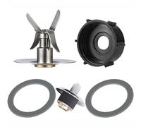 Yurefax Pièce de rechange for mixeur 1 lame et base bol, 2 joints d'étanchéité kit goupilles d'entraînement carrées Couvercle de lame de mixeur