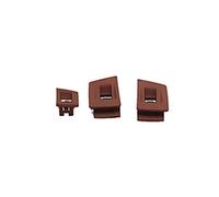 Yurefax Poignées de portières intérieures 3 pièces LHD garniture de cadre de bouton de lève-vitre de voiture noir Beige, for BMW, for série 5 F10 F11 série 5(Red brown)