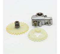 Yurefax Pompe à huile, engrenage vis sans fin, roue droite, for STIHL, MS380 MS381 038 038AV SUPER, for MAGNUM, MS 380 381 Pièces de tronçonneuse 11196403200 Pompe à huile pour tronçonneuse