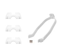 Yurefax Support de Garde-Boue arrière for Scooter électrique, for Xiaomi, M365 1s Pro, Fourche Avant, Amortisseur en Caoutchouc, pièces de Coussin Pliables Garde-Boue pour Skateboard(White)