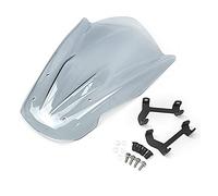 Yurefax Support de Montage de Pare-Brise de Moto, Pare-Brise, Pare-Brise, for Yamaha, MT07 FZ07 2013 2014 2015 2016 2017 Pare-Brise de Moto(Light Smoke)