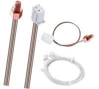 Yurefax Thermistance d'imprimante 3D 100K Ntc 3950 M3, capteur de température à goujon avec câble étendu 1.3 mètres, pour Ender V2 Pro Cr10 Sonde de thermistance pour imprimante 3D