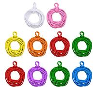 Yurhuit 96 PièCes Boucles de Manique de MéTier à Tisser Boucles de MéTier à Tisser Tissage Boucles D'Artisanat avec Plusieurs Couleurs pour Fournitures de Bricolage