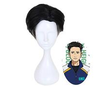 Yuri on Ice Otabek ALTIN aota noir gris Ombre court Cosplay perruque hommes résistant à la chaleur synthétique cheveux Costume fête perruques MZ056