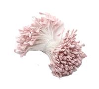Yurosiay Lot de 340 étamines de fleurs mates à double tête pour le bricolage - En forme de malt - Étamines artificielles - Pour le bricolage - Rose 1#